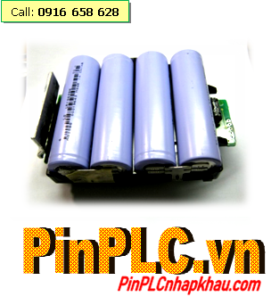 Samsung 14.8v-2600mAh, Pin sạc 14.8v Samsung ICR18650-2600mAh Lithium Battery